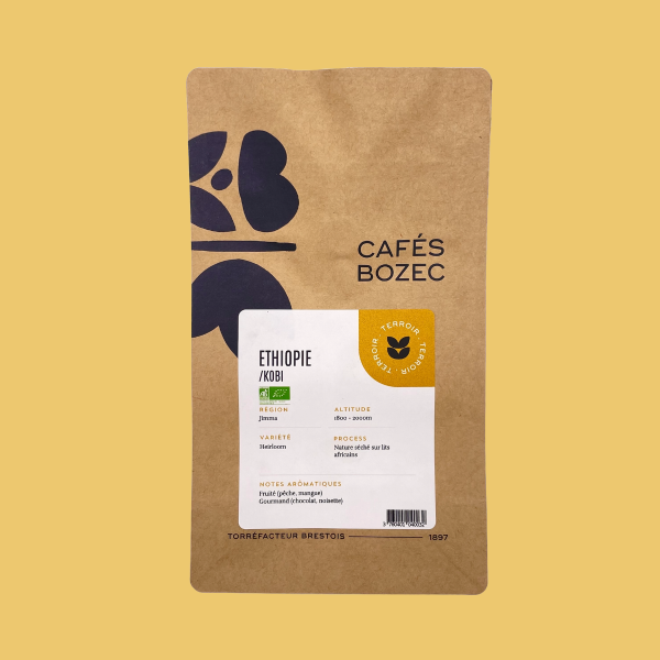 Paquet Cafés Bozec Ethiopie Kobi