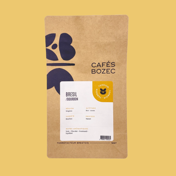 Paquet Cafés Bozec Brésil Bourbon