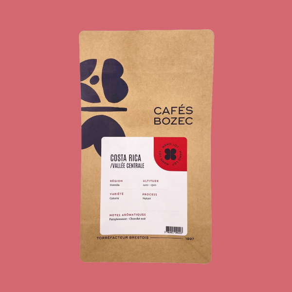 Paquet Cafés Bozec Costa Rica